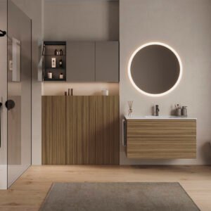 Composició Modular K|509 | Fusta Elm Cambria i Emmagatzematge Integral | Kyrya