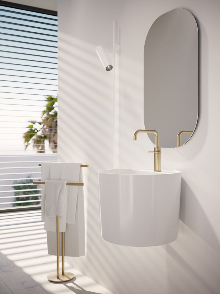 Velis | Pur minimalisme, tecnologia axial i sostenibilitat per al teu lavabo | Nobili — ambient 3