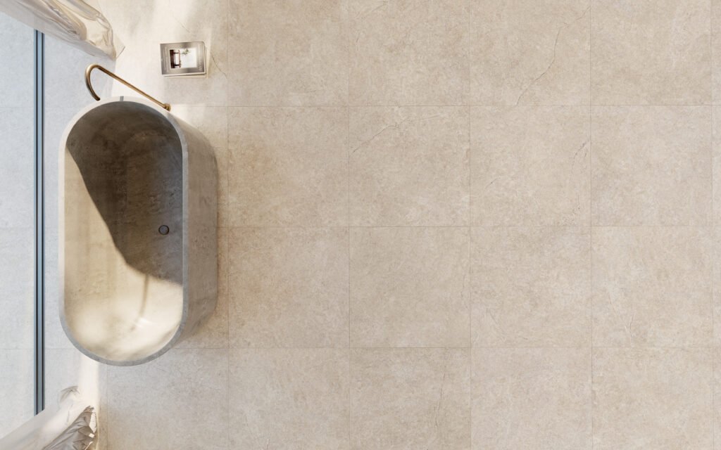 Sèrie Alchemy Porcelain | Porcellànic Mat · 100x100 cm / 50x100 cm | Peronda — ambient 9