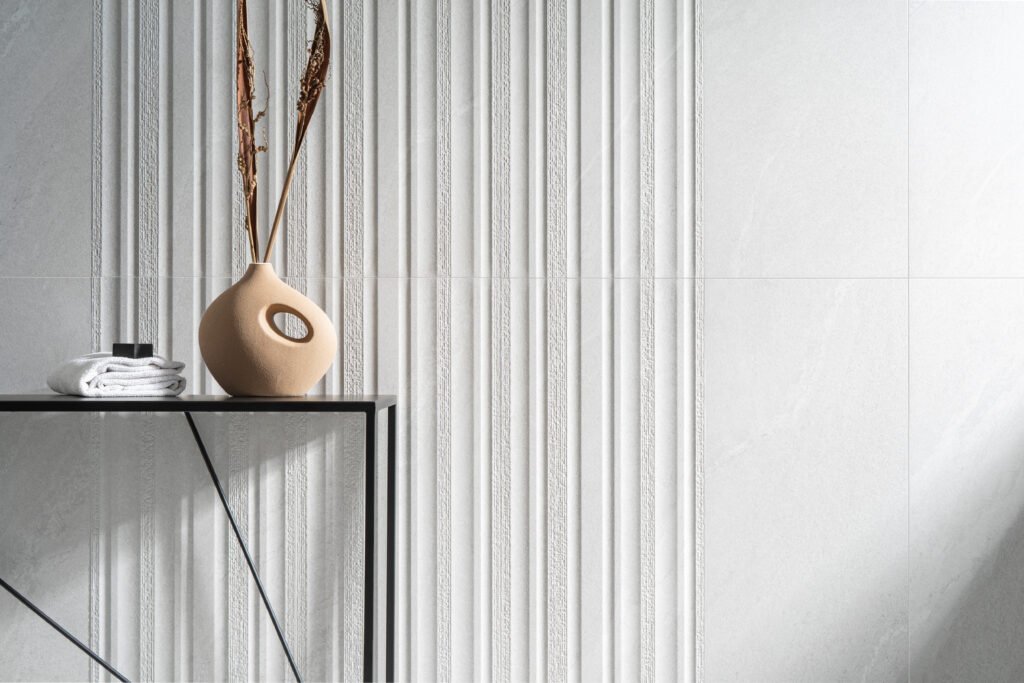 Sèrie Alchemy Wall | Pasta Blanca Mat · 33,3x100 cm | Peronda — ambient 11