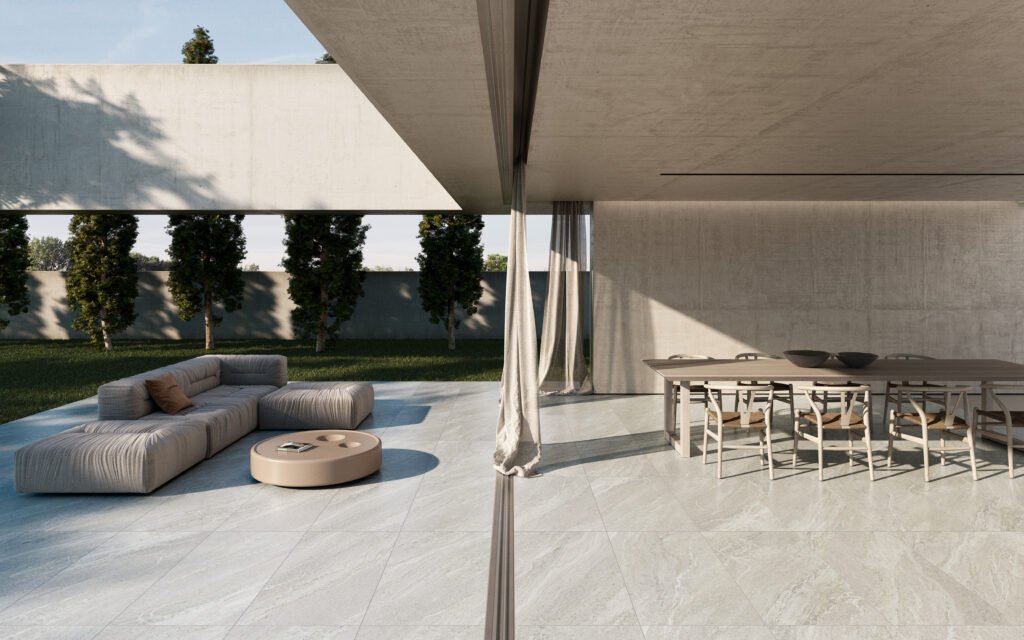 Sèrie Alchemy Porcelain | Porcellànic Mat · 100x100 cm / 50x100 cm | Peronda — ambient 7