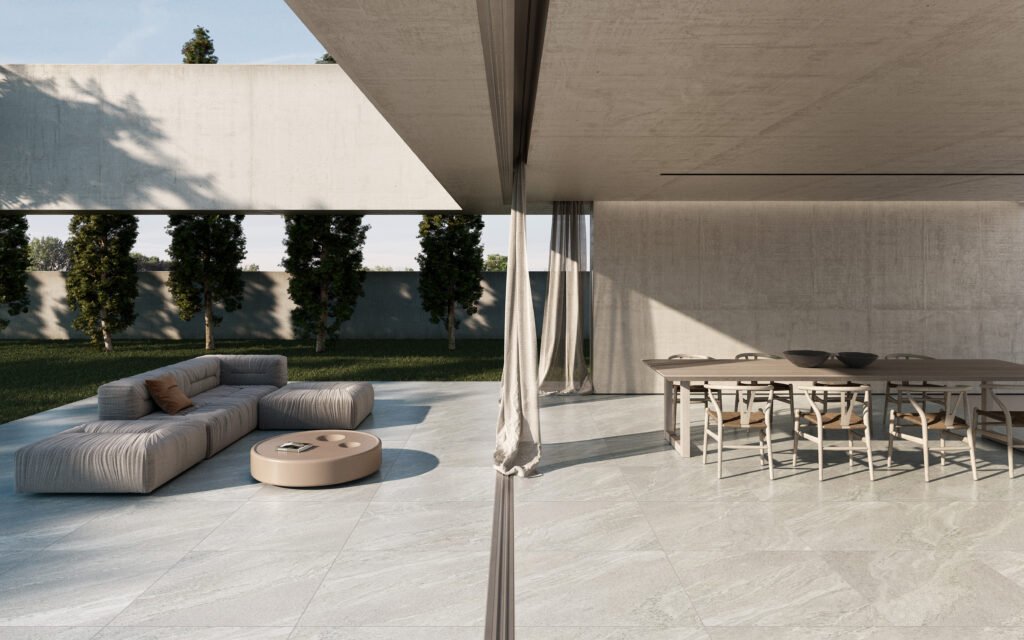 Sèrie Alchemy Porcelain | Porcellànic Mat · 100x100 cm / 50x100 cm | Peronda — ambient 6