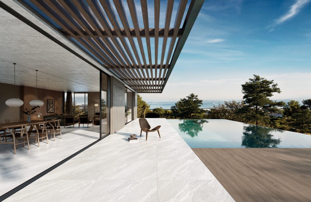 Sèrie Alchemy Porcelain | Porcellànic Mat · 100x100 cm / 50x100 cm | Peronda — ambient 5