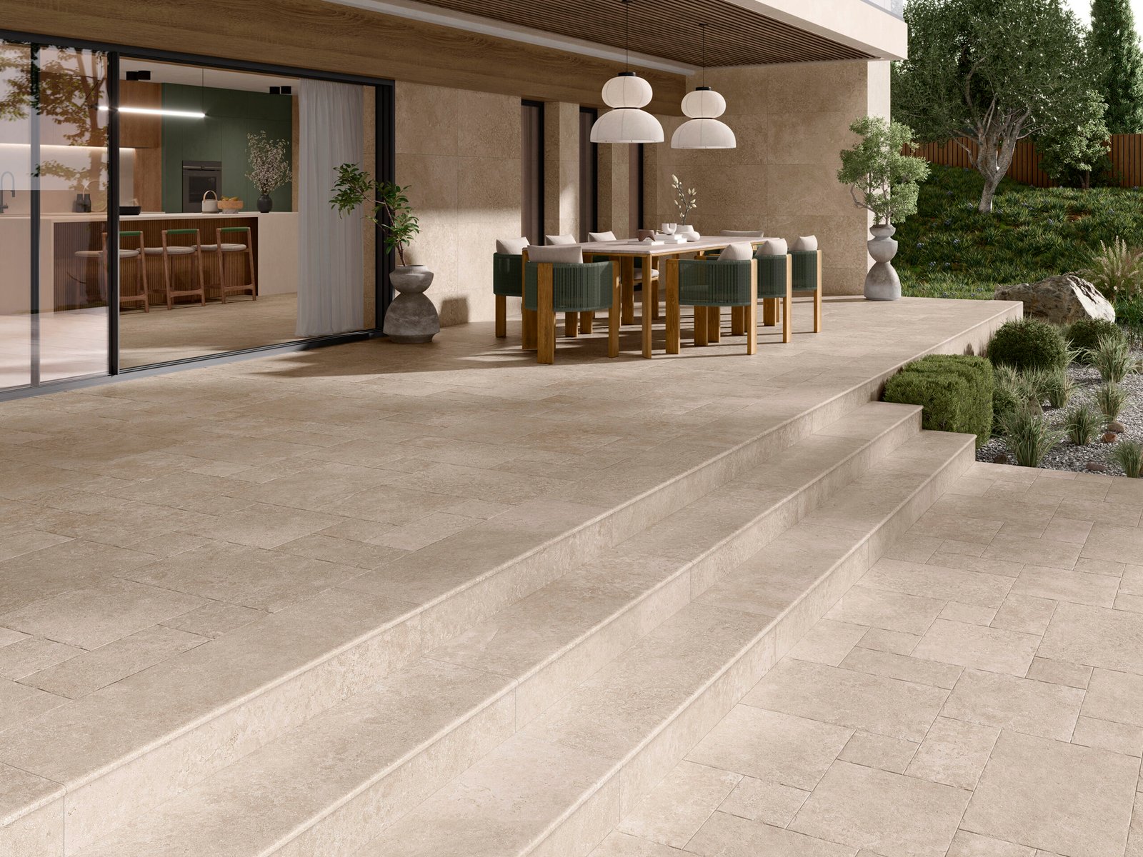 Sèrie Crosscut | Porcellànic Mat · 60x120 cm / 60x90 cm / 44x66 cm … | Mykonos
