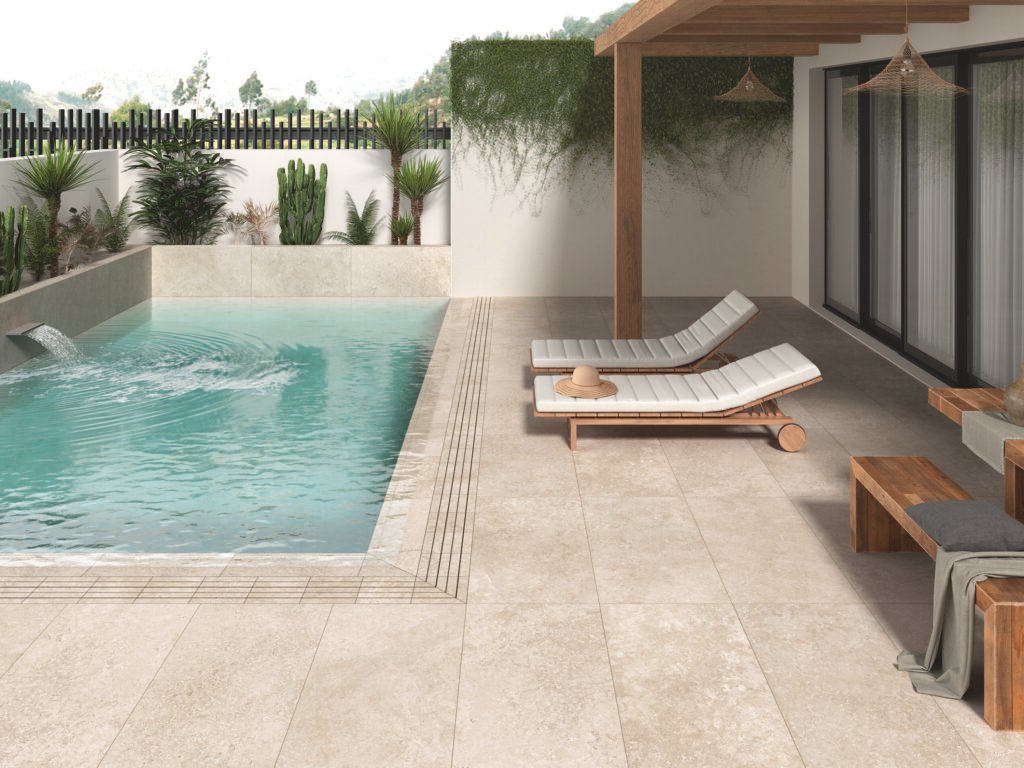 Sèrie Crosscut | Porcellànic Mat · 60x120 cm / 60x90 cm / 44x66 cm … | Mykonos — ambient 4