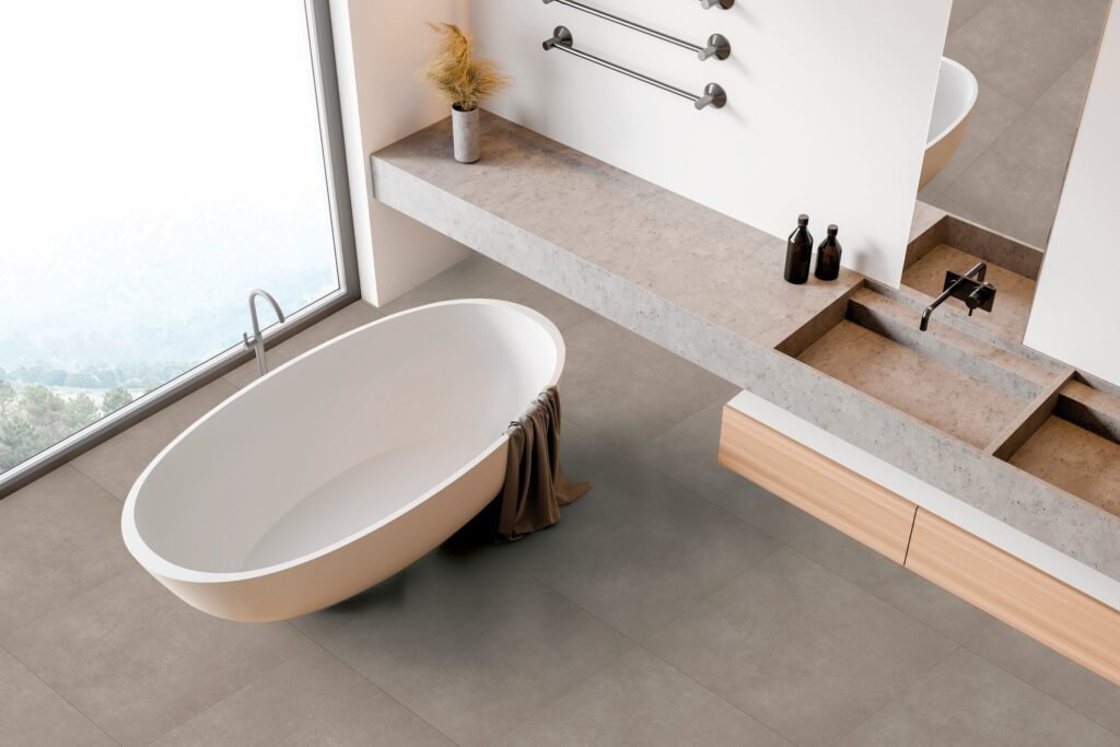 Sèrie Pro-Design | Porcellànic Mat · 90x90 cm / 60x120 cm / 60x60 cm … | Mykonos — ambient 6