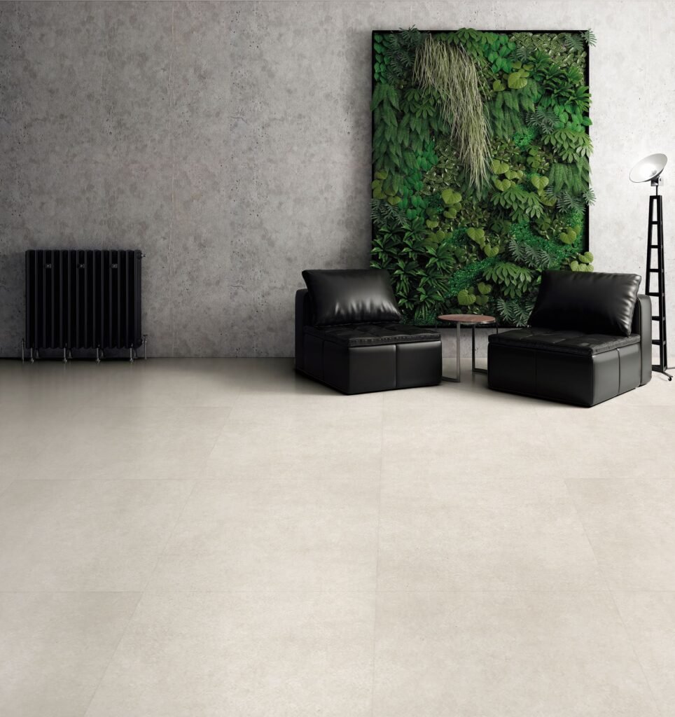Sèrie Pro-Design | Porcellànic Mat · 90x90 cm / 60x120 cm / 60x60 cm … | Mykonos — ambient 1