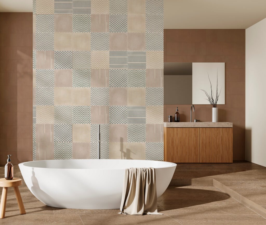 Sèrie Terre | Pasta blanca Mat · 25x75 cm | Mykonos — ambient 5