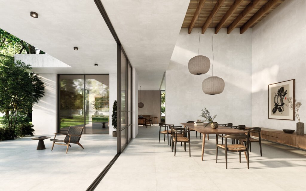 Sèrie Charme Porcelain | Porcellànic Satinat · 100x100 cm / 60x120 cm | Peronda — ambient 6