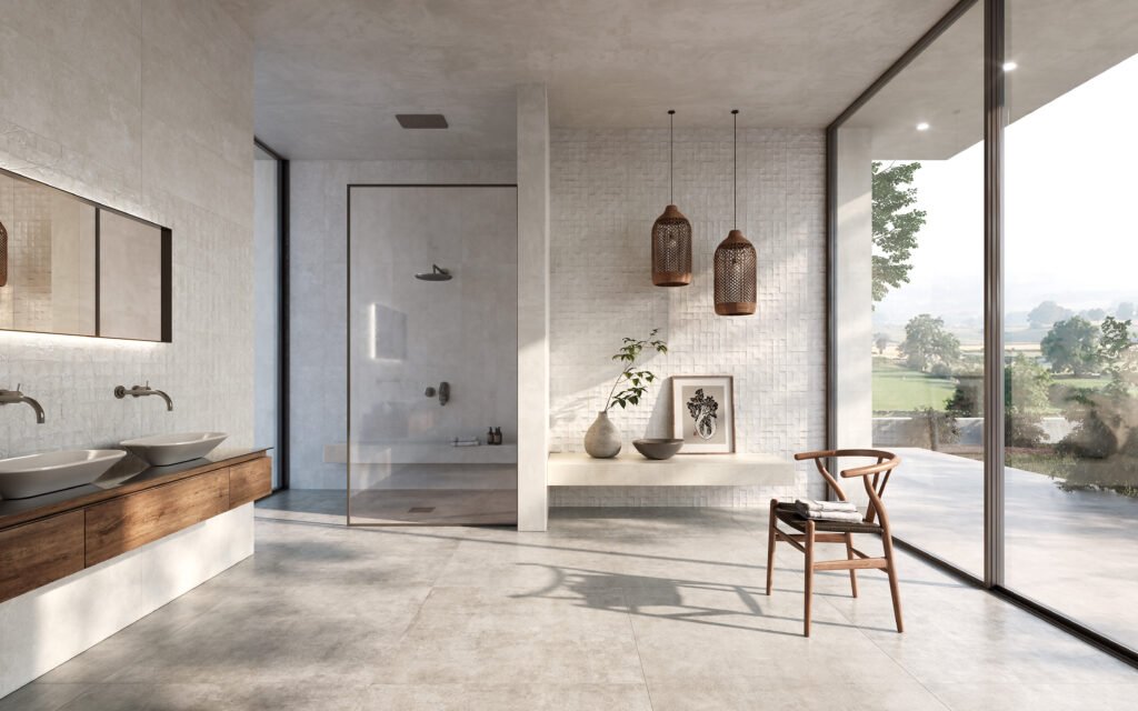 Sèrie Charme Wall | Pasta Blanca Mat · 33,3x100 cm | Peronda