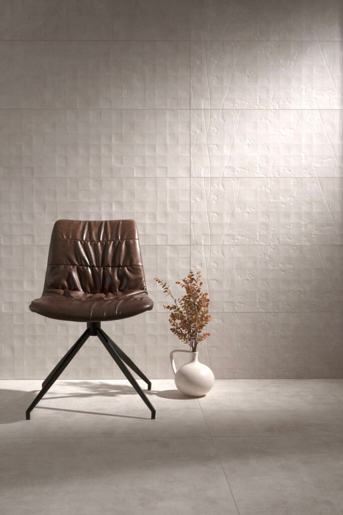 Sèrie Charme Porcelain | Porcellànic Satinat · 100x100 cm / 60x120 cm | Peronda — ambient 13