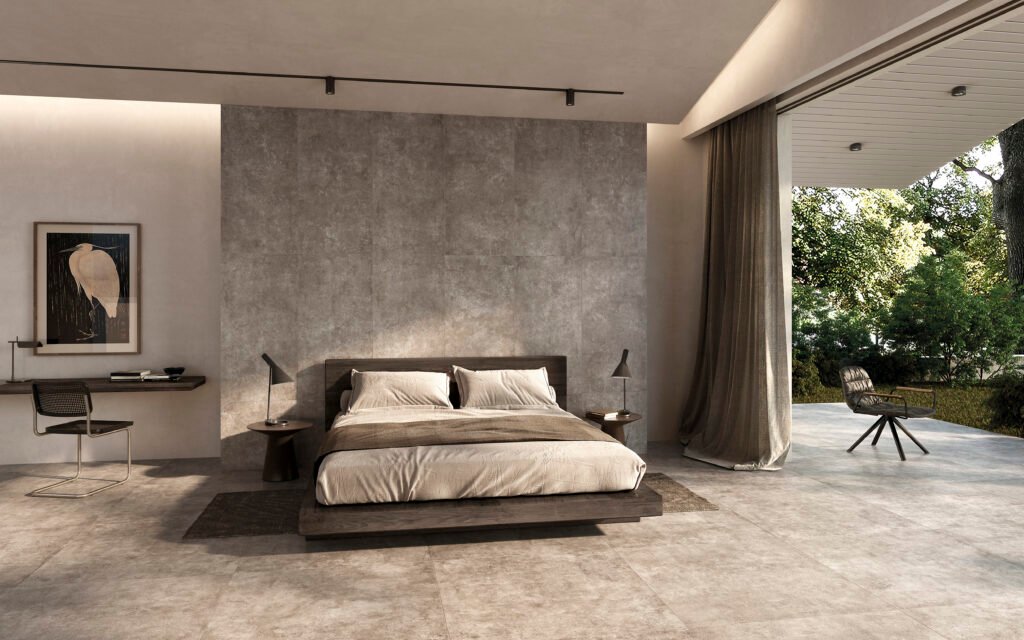 Sèrie Charme Porcelain | Porcellànic Satinat · 100x100 cm / 60x120 cm | Peronda — ambient 3