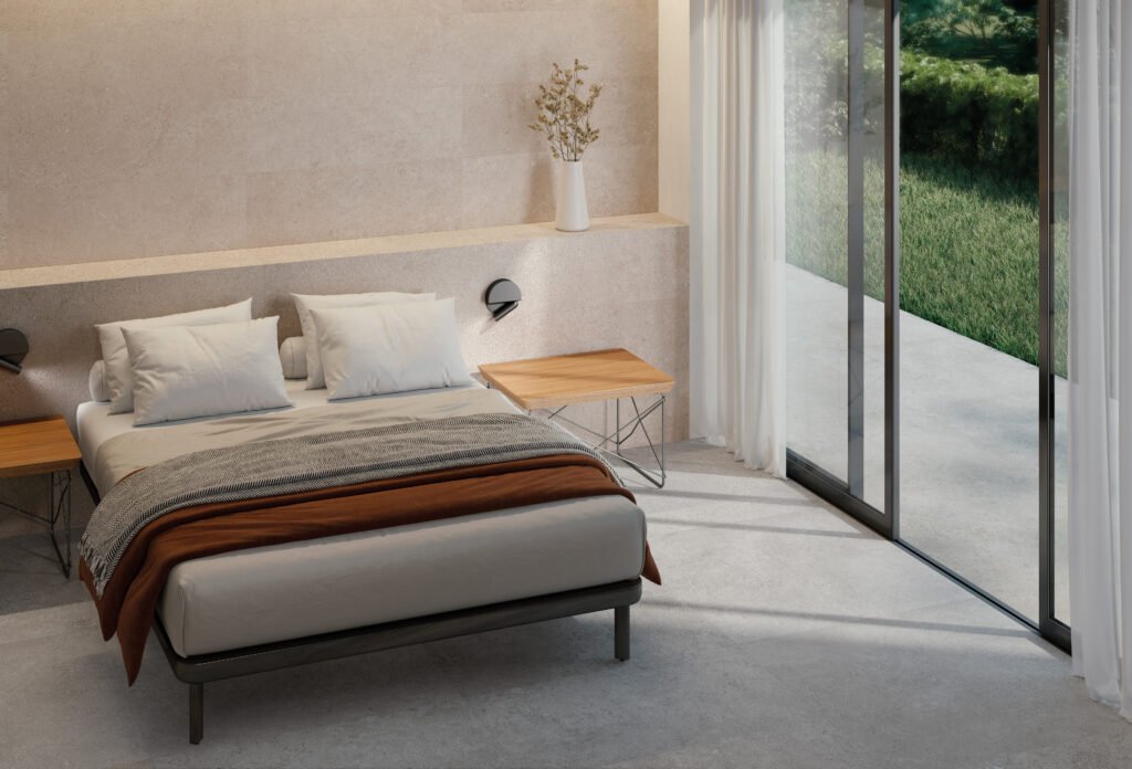 Sèrie Cluny Porcelain | Porcellànic Mat · 100x100 cm / 50x100 cm | Peronda — ambient 11