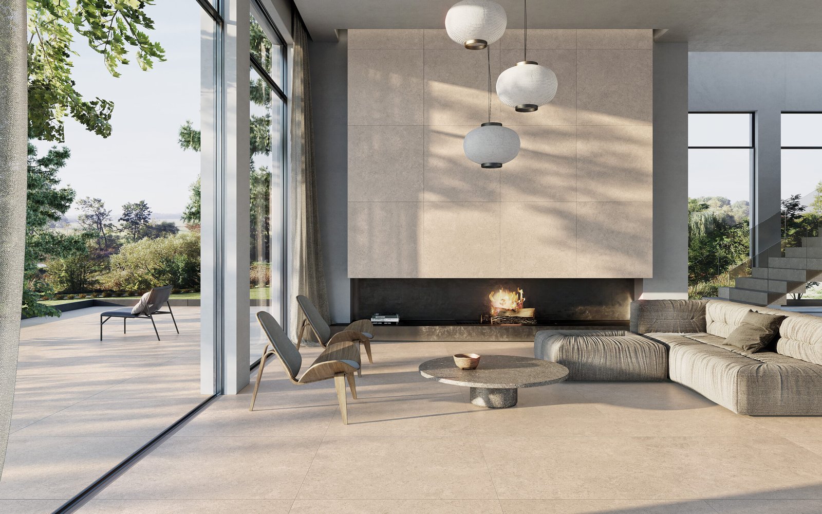 Sèrie Cluny Porcelain | Porcellànic Mat · 100x100 cm / 50x100 cm | Peronda