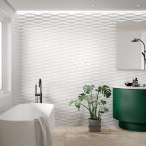 Sèrie Cotton Wall | Pasta Blanca Mat · 33,3x100 cm | Peronda