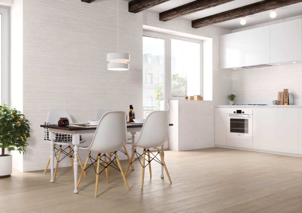 Sèrie Essence Porcelain | Porcellànic Mat · 19,5x121,5 cm / 19,5x121 cm | Peronda — ambient 2