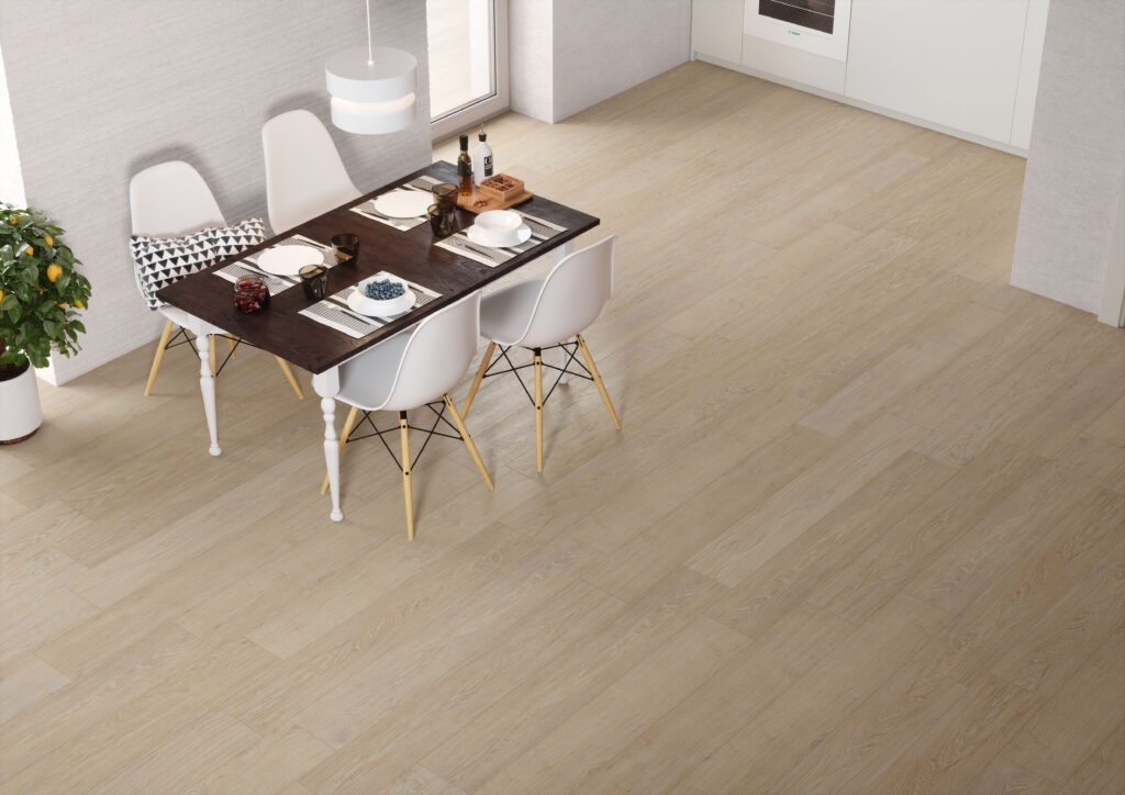 Sèrie Essence Porcelain | Porcellànic Mat · 19,5x121,5 cm / 19,5x121 cm | Peronda — ambient 3