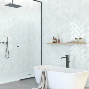 Aria | Rajola brillant 10x30 amb quartelo a joc