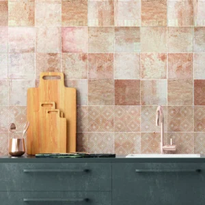 Irvin | Rajola mate 15x15 amb decors geomètrics
