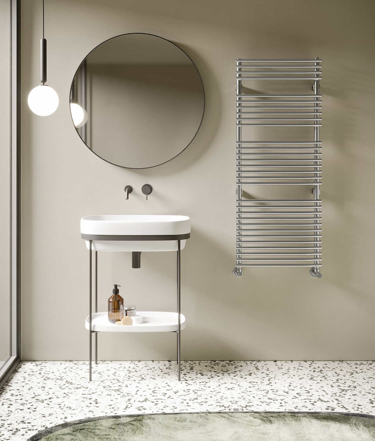 Radiador  Tovalloler Flauto Cromat | IRSAP