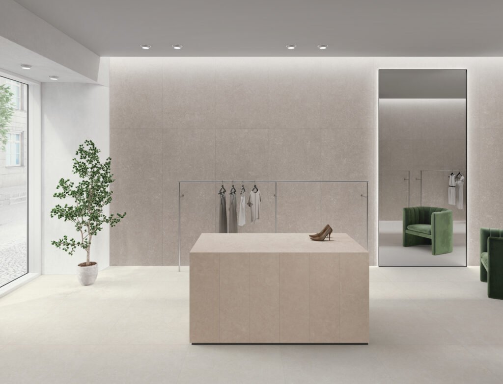Sèrie Ghent Porcelain | Porcellànic Mat · 30x30 cm / 60x120 cm | Peronda — ambient 11
