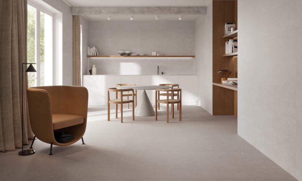 Sèrie Ghent Porcelain | Porcellànic Mat · 30x30 cm / 60x120 cm | Peronda — ambient 8
