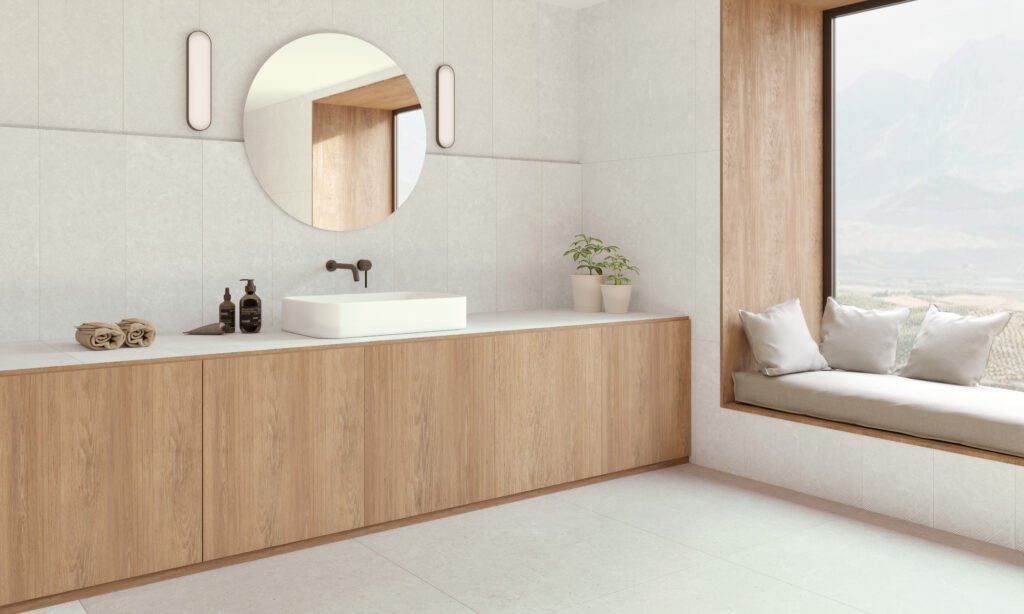 Sèrie Ghent Porcelain | Porcellànic Mat · 30x30 cm / 60x120 cm | Peronda — ambient 3