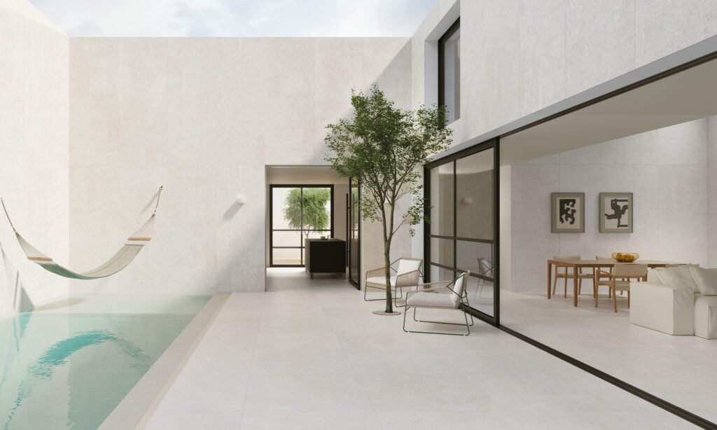 Sèrie Ghent Porcelain | Porcellànic Mat · 30x30 cm / 60x120 cm | Peronda — ambient 6