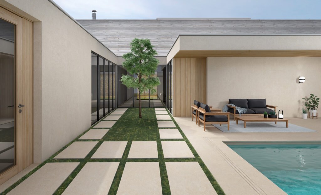 Sèrie Ghent Porcelain | Porcellànic Mat · 30x30 cm / 60x120 cm | Peronda — ambient 5