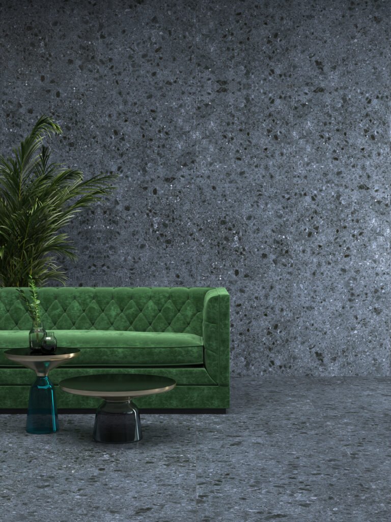 Sèrie Geotech | Porcellànic Mat · 90x90 cm / 60x120 cm / 60x60 cm | Mykonos — ambient 2