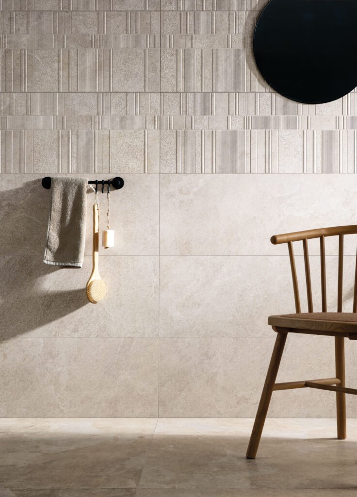 Sèrie Haven Porcelain | Porcellànic Relleu / 3D · 100x100 cm / 120x120 cm | Peronda — ambient 10