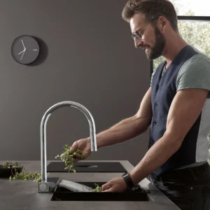 Bany amb col·lecció Aquno Select M81 de hansgrohe — ambient oficial 1