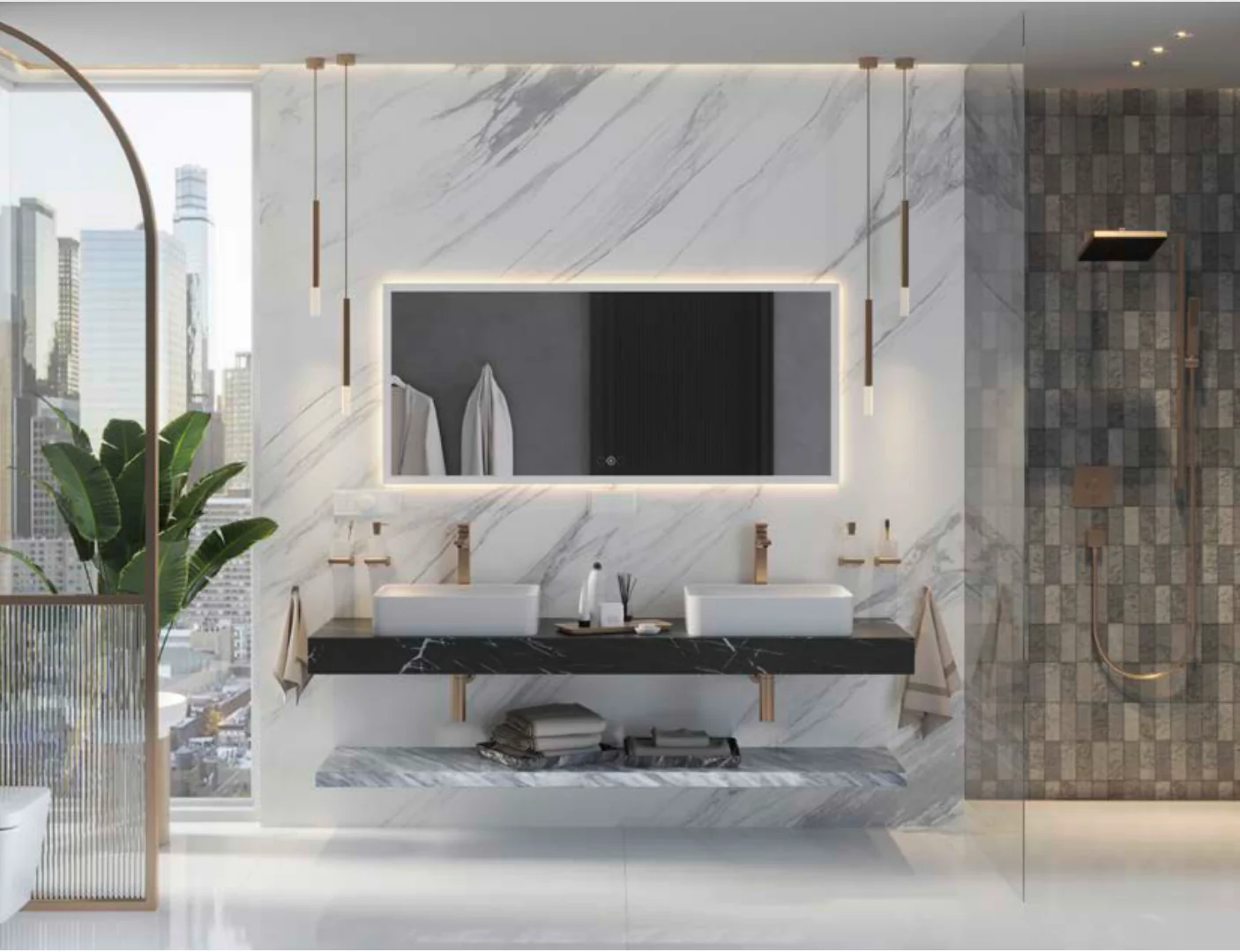 Bany amb col·lecció Metropol de hansgrohe — ambient oficial 1