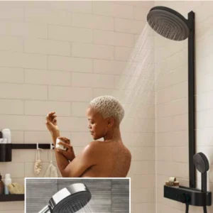 Bany amb col·lecció Pulsify de hansgrohe — ambient oficial 1