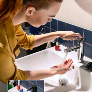 Bany amb col·lecció Rebris de hansgrohe — ambient oficial 1