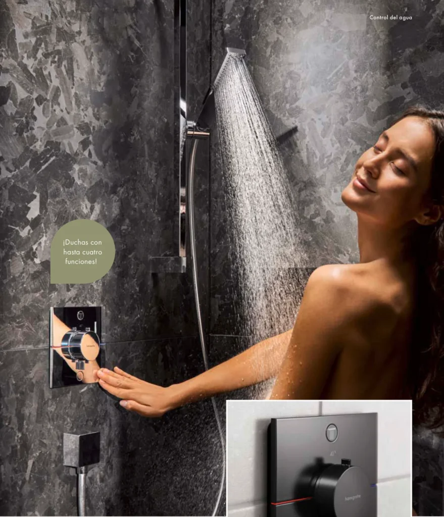 Bany amb col·lecció ShowerSelect / RainSelect de hansgrohe — ambient oficial 5