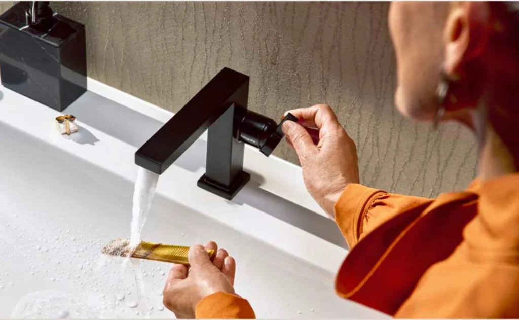 Bany amb col·lecció Tecturis de hansgrohe — ambient oficial 1