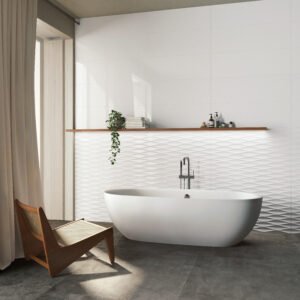 Sèrie Ice Wall | Pasta Blanca Mat · 33,3x100 cm | Peronda