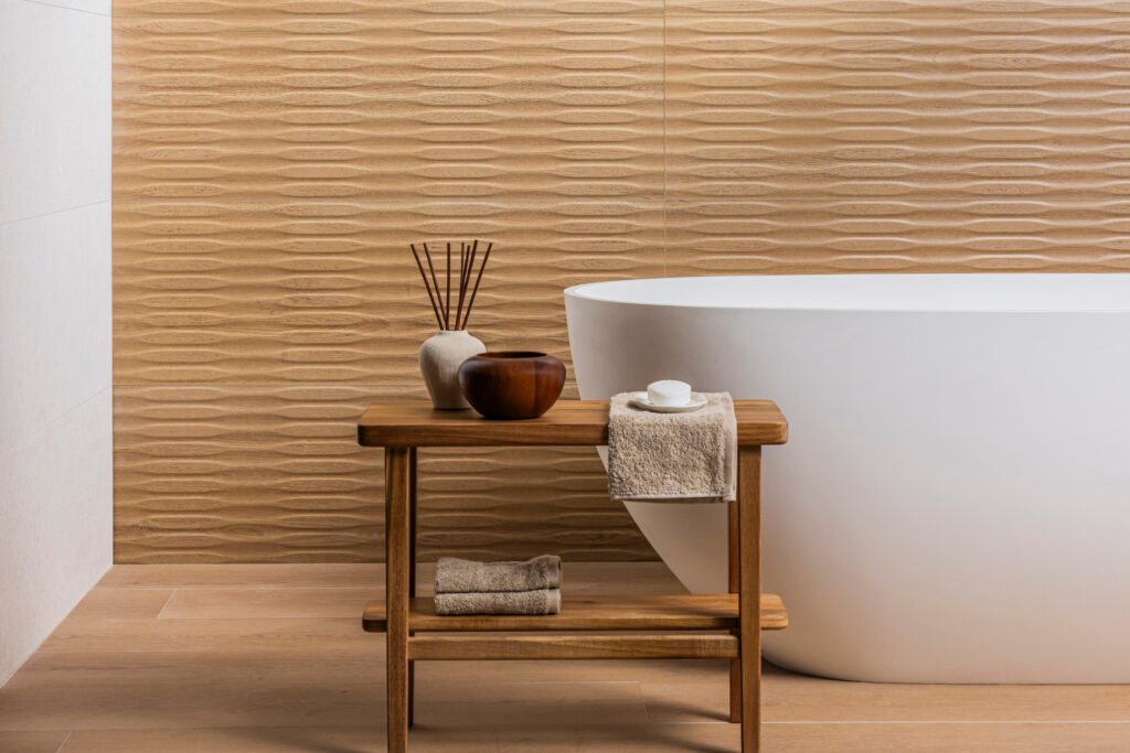 Sèrie Kaizen Porcelain | Porcellànic Antilliscant (Grip / C3) · 24x151 cm / 8,7x36,5 cm | Peronda — ambient 5