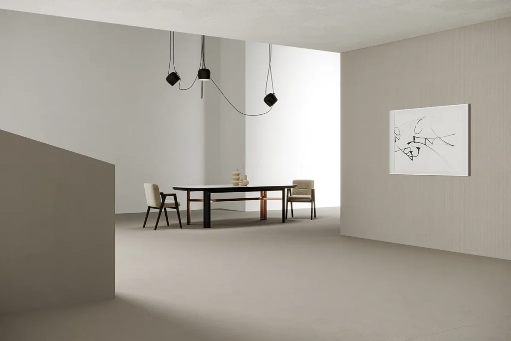 Ambient · Sèrie Crush | Efecte Ciment · 60×120 i 120×120 cm | Leonardo · 5