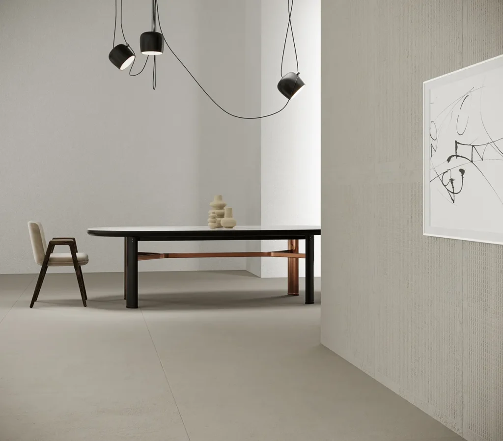 Ambient · Sèrie Crush | Efecte Ciment · 60×120 i 120×120 cm | Leonardo · 6