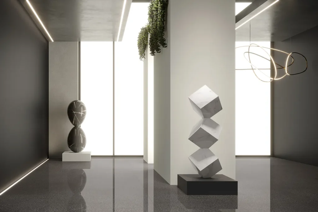 Ambient · Sèrie Endless | Efecte Terratzo · 60×120 i 120×120 cm | Leonardo · 6