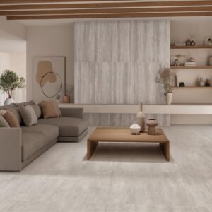 Sèrie Levent i Lienz | Els Geants Del Formigó Sedós Pur Clàssic Neutral Asèptic Sense Vetejats Obscurs d'Aspecte Trencat Nòrdic (100x100 Llis Mat) | STN Cerámica