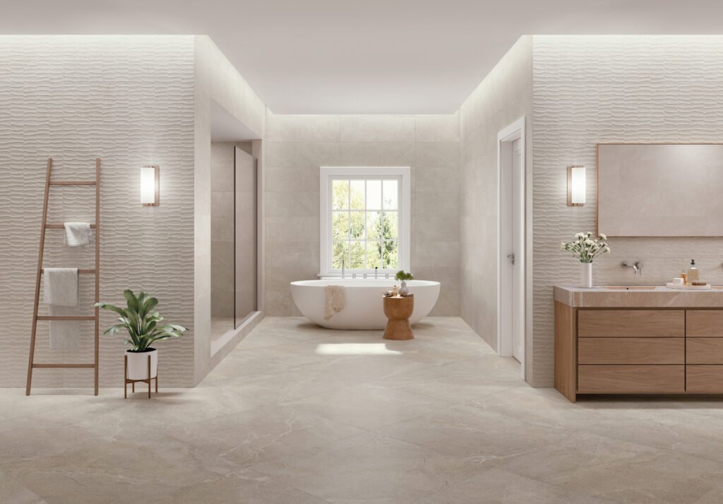 Sèrie Lucca Porcelain | Porcellànic Mat · 60x120 cm / 90x90 cm | Peronda — ambient 1