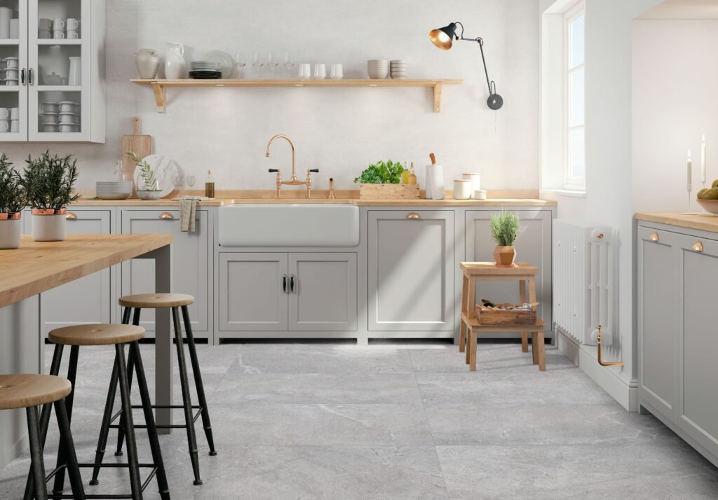 Sèrie Lucca Porcelain | Porcellànic Mat · 60x120 cm / 90x90 cm | Peronda — ambient 5