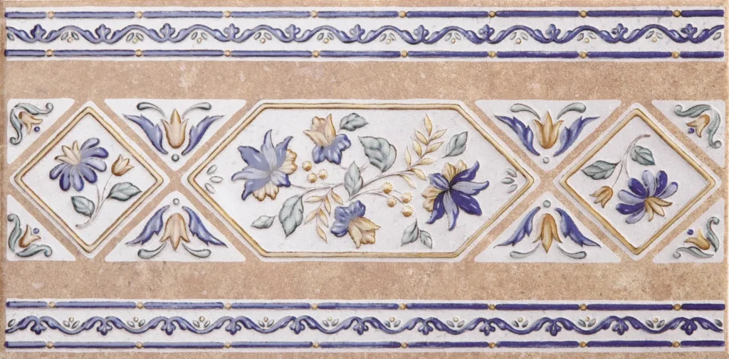 Mariola;CENEFA MARIOLA BEIGE 16,5X33,3;Textura · Cenefa Mariola Beige 16,5x33,3 · Myth Age