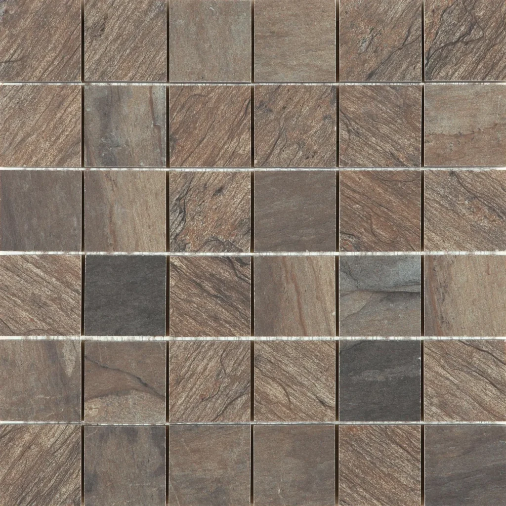 Tucson;MOSAICO TUCSON MARRON 30X30 (5X5);Textura · Mosaic Tucson Marron 30x30 (5x5) · Myth Age
