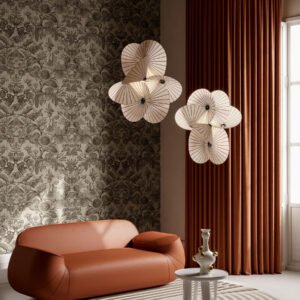 Revestiment Mural Moooi Wallcovering Green House Coccinella Bella Jacquard