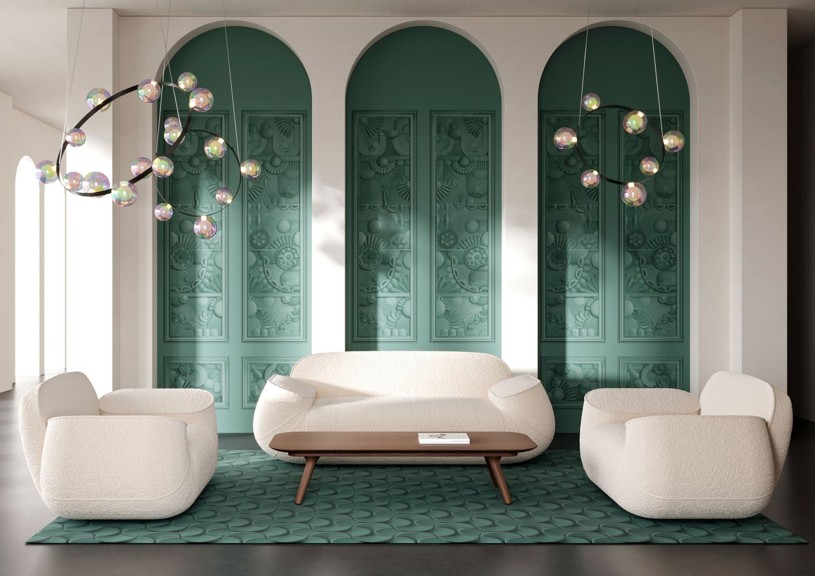 Revestiment Mural Moooi Wallcovering Green House Greenhouse Gathering Window