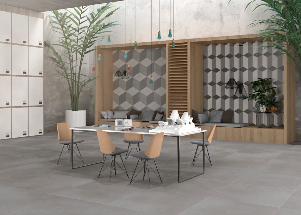 Sèrie Planet Porcelain | Porcellànic Mat · 30x30 cm / 90x90 cm | Peronda — ambient 9